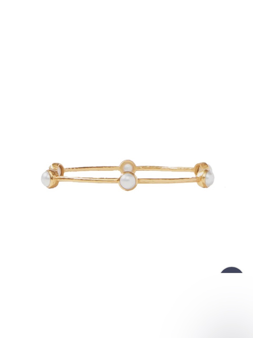 JULIE VOS MILANO PEARL LUXE BANGLE Gold